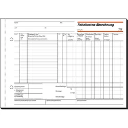 sigel Formularbuch 'Reisekostenabrechnung', A5 quer