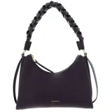 Coccinelle Schultertasche Boheme Grana Double Shoulder Bag M Prune / Ribes
