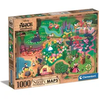 CLEMENTONI 39667 Maps-Disney Alice in Wonderland-Puzzle Teile