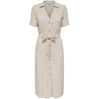 Only Kleid Shirtkleid Beige XS