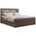 MKS Boxspringbett 160 x 200 cm H3 Braun