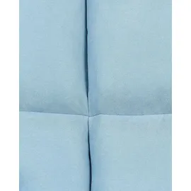 Beliani Schaukelsessel Oulu Polyester 71 x 108 x 83 cm Blau/Schwarz/Braun