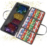 Relaxdays Geschenkpapier Aufbewahrung 34 x 82 x 13 cm 1-tlg. grau