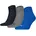 Socken Quarter Plain 3P 3 Paar Blau 43-46