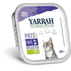 Yarrah Katze Wellness Pastete - Huhn Aloe Vera bio 100g