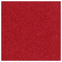 Hilltop Transparentpapier Twinkle Flexfolie mit eingebetteten Glitterelementen rot