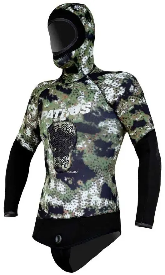 Pathos Logo 3 Mm Speerfischjacke - Medi Camouflage - XL