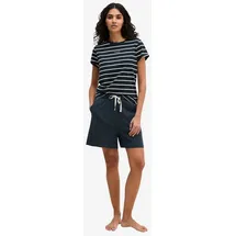Marc O'Polo Shorty Mix N Match Cotton Pyjama Set Schwarz/Navy M