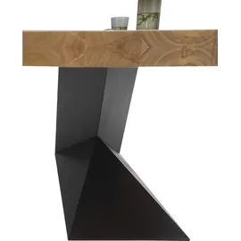 Stella Trading Alan Esstisch Baumkante Akazie Massivholz, Größe Tisch:200 x 100 cm