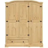 vidaXL Kleiderschrank Corona 151,5 x 186 x 52 cm Braun