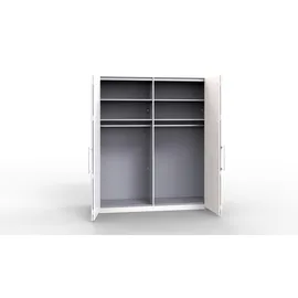 Wiemann Falttürenschrank WIEMANN "Loft", weiß (havanna, weiß), B:200cm H:236cm T:58cm, Schränke, Glasfront
