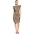 Zero Minikleid mit Gürtel Beige/Braun 44