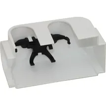 Simplex Designverkleidung für Anschlussarmatur / Multiblock, rechts, weiß