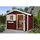 Weka Gartenhaus 123 3,01 x 2,05 m schwedenrot