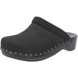 Berkemann Soft-Toeffler Unisex-Erwachsene Clogs, Schwarz (Schwarz), 45 1/3