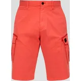 s.Oliver - Relaxed: Cargo-Bermuda mit Garment Dye, Herren, Orange, 34