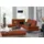 W.Schillig Eckcouch Leder 2-Sitzer Braun