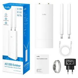 Cudy RE1200 Outdoor Wi-Fi Repeater AC1200 - Weiß