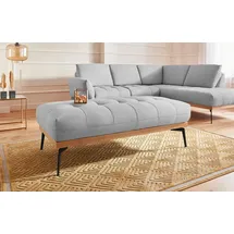exxpo - sofa fashion Hocker Palic 139 x 47 x 71 cm Silber