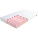 Fdm Matratze 100x200 cm COMFORT DUO MAX Double Kaltschaummatratze 7 Zonen H3 H4 Höhe 20 cm mit waschbarem Premium Bezug