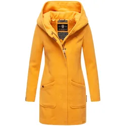 MARIKOO Damen Hochwertiger Wintermantel Mantel Trenchcoat Mit Kapuze Maikoo