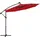 Songmics 300 x 300 cm Rot