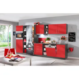 kochstation Herdumbauschrank KS-Paris 60 x 60 x 200 cm Grau
