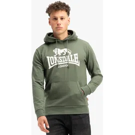 Lonsdale Herren Kapuzensweatshirt schmale Passform Fremington