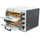 BITUXX Pizzaofen Pizzabackofen Pizzamaker Elektrisch 3000W mit Steinplatte, Gastro Steinbackofen für Pizza, Brot und Backwaren,