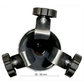 Schneider Bodenhülse Stahl 50 cm Silber