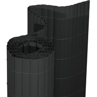 jarolift Premium PVC Sichtschutzmatte | 120x300 cm, grau | jarolift Sichtschutz / Sichtschutzzaun aus Kunststoff für Balkon, Terrasse