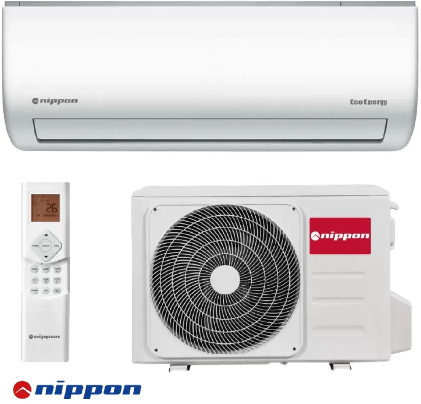 Wechselrichter-Klimaanlage Nippon KFR 14DCA ECO ENERGY