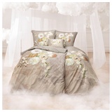 Estella Mako-Satin Traumstoff Danika nougat 155x220+80x80