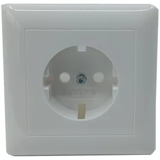 Gira 492903 Abdeckung für Schuko Steckdose Reinweiß
