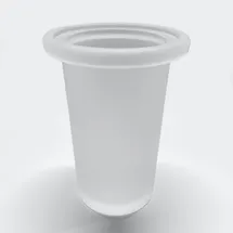 viverso WC-Bürstengarnitur Ersatzglas rund (VU9200XX)