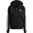 adidas Essentials 3-Streifen Full-Zip Fleece Damen Kapuzensweater, schwarz - L
