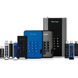 Istorage diskAshur Pro2 SSD 8TB FIPS (8000 GB), Externe SSD Grau