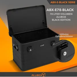 AluBox Werkzeugbox 78 l schwarz