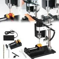 250-w-säulenbohrmaschine, Mini-tischbohrmaschine, 7 Geschwindigkeitsstufen, 0,3–4 Mm Bohrfutter, 50 Mm Höhenverstellung, Für Metall, Holz, Acryl Und Aluminium