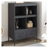 vidaXL Highboard Anthrazit 68x39x101,5 cm Stahl