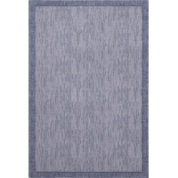 Agnella Diverse Linea Teppich - Teppichboden 100% Neuseeländische Wolle - Gewebt mit Wilton-Technologie - Teppich Wohnzimmer Modern Vintage Retro - 160 x 240 x 1,20 cm - Marineblau