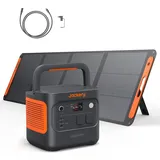 Jackery E2000 v2 tragbare Powerstation mit 200W Solarpanel mit 5M-Kabel