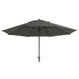 Madison TIMOR Sonnenschirm Kurbelschirm Gartenschirm  Ø400cm grau