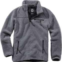 Brandit Teddyfleece, pull-over - Gris - 3XL