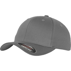 Flexfit® Wooly Combed Bacecap mit Flexband für eine optimale Passform, grey, Youth