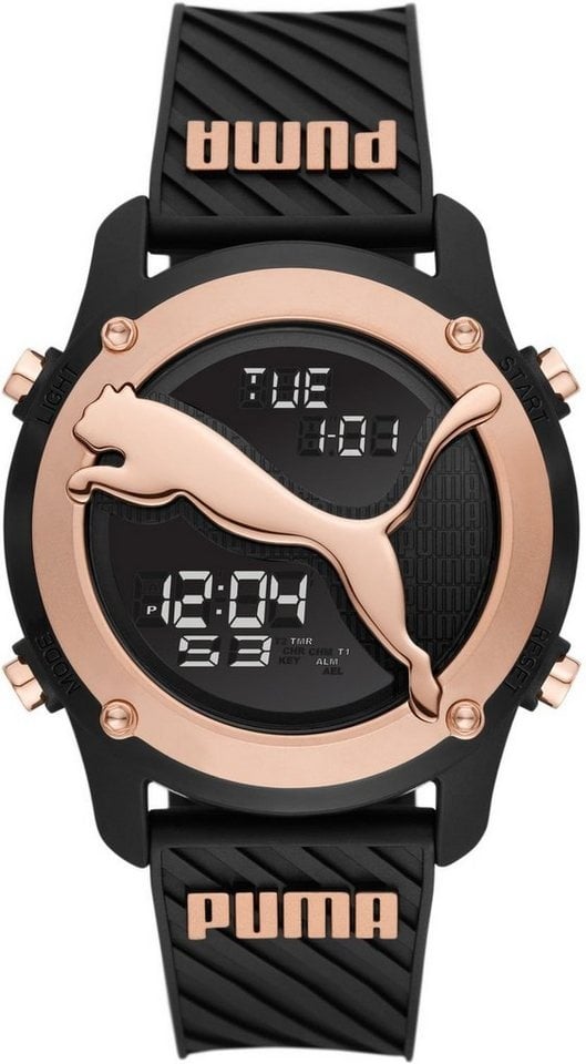 Preisvergleich Produktbild PUMA Digitaluhr BIG CAT, P5108 schwarz