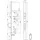 BEVER RR-Einsteckschloss PZ 24/35/92/10mm DIN L/R VA Riegelausschluss 22mm 340mm