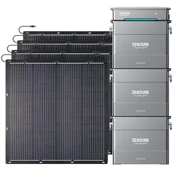 Zendure Hyper Balkonkraftwerk, 5760Wh, 3x AB2000 + 1x Hyper 2000+ 840W Flexible Solarmodule