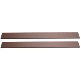 MCW Windschutz 180 x 100 cm Braun WPC 4 St.