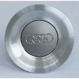 Audi 8E0601165A7ZJ Radzierkappe (1 Stück) Nabenkappe Felgendeckel Radkappe, grau metallic